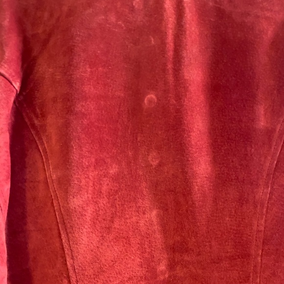 Red Suede Jacket - Picture 6 of 6